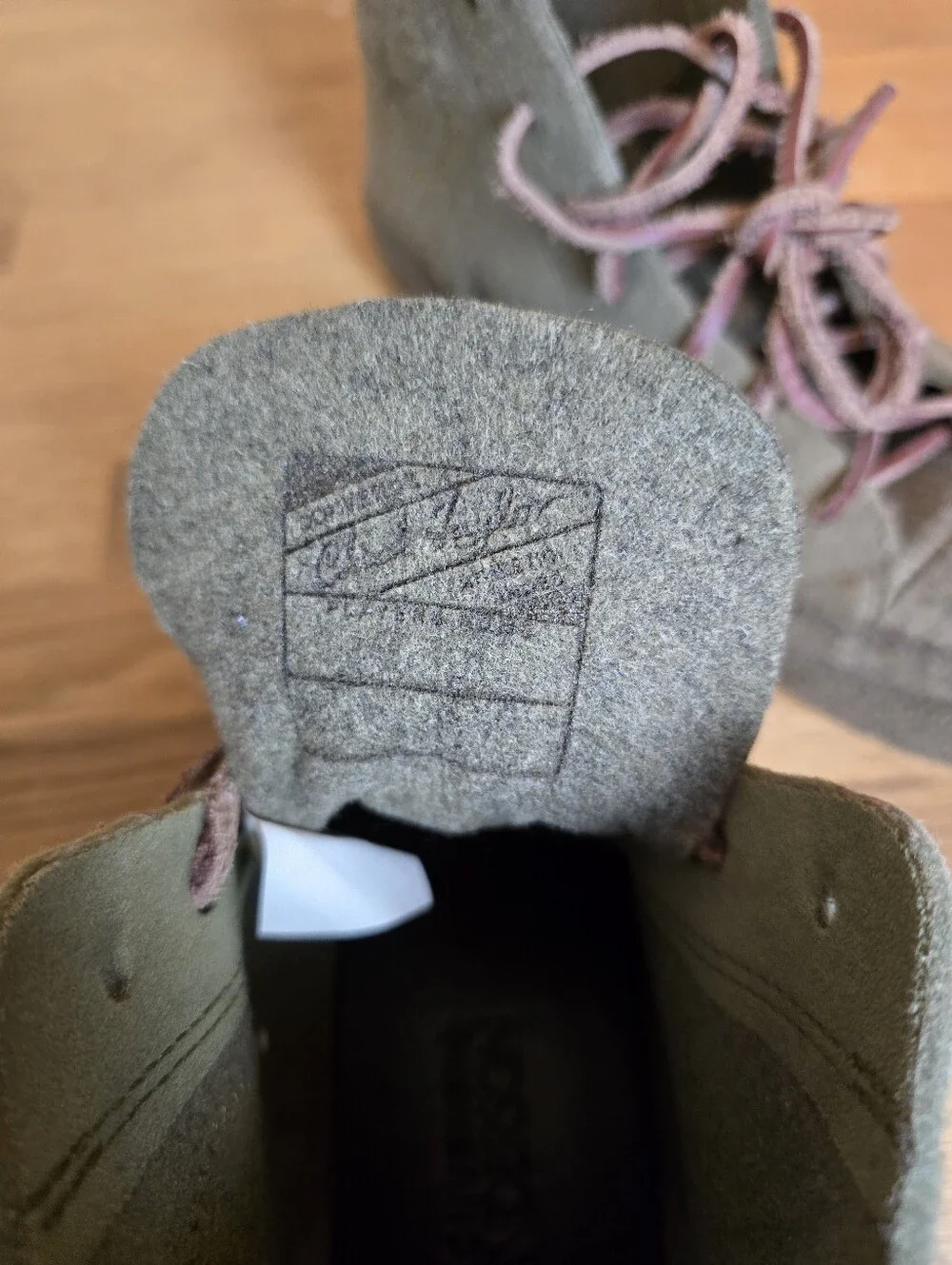 Converse x JW Anderson Chuck 70 Felt High Top Sneakers Olive Green Women's 7 - Picture 9 of 16